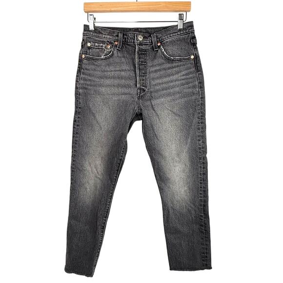 Levi's 501 Skinny Coal Black Jeans 29 - Picture 1 of 10